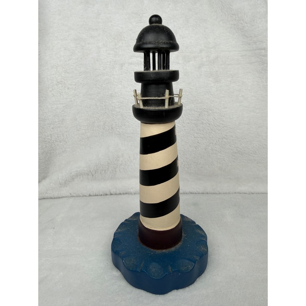 7"x3" Fortunoff Lighthouse Figurine Nautical Decor Napkin holder